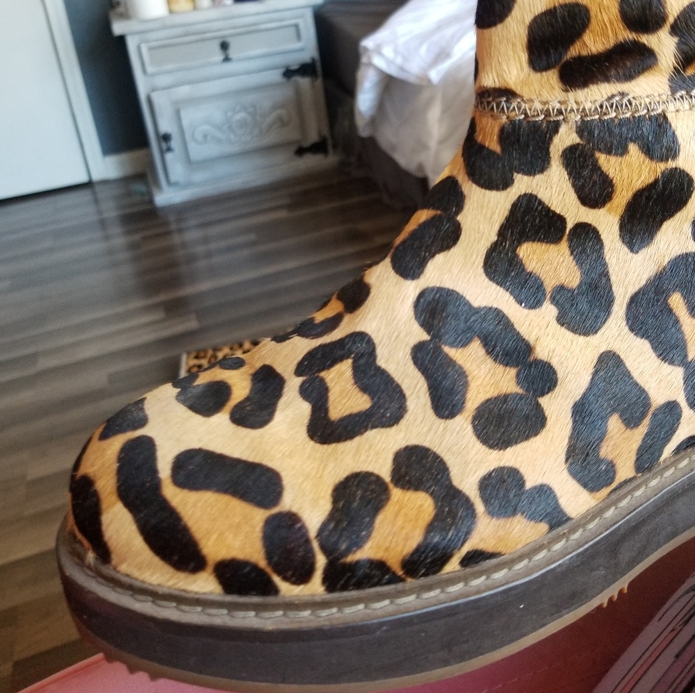 Cow skin  boots